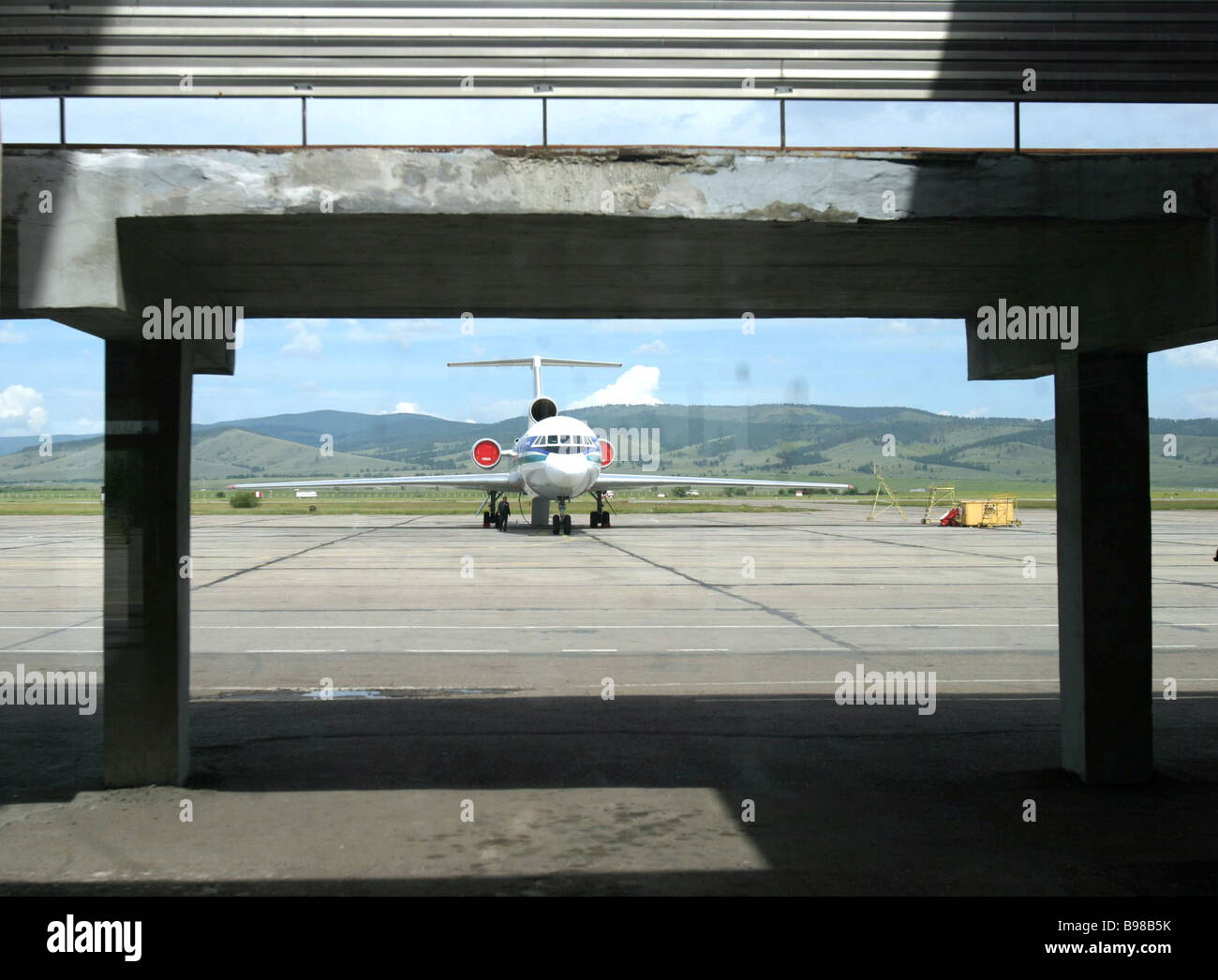 Buryat Republic At the Ulan Ude airport Stock Photo Alamy
