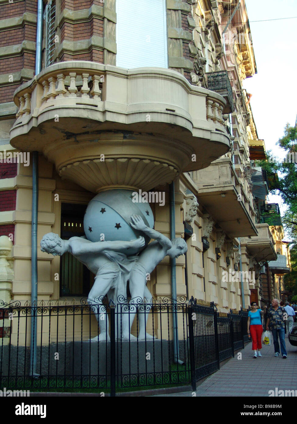 Odessa An ornate house in Old Town Stock Photo Alamy