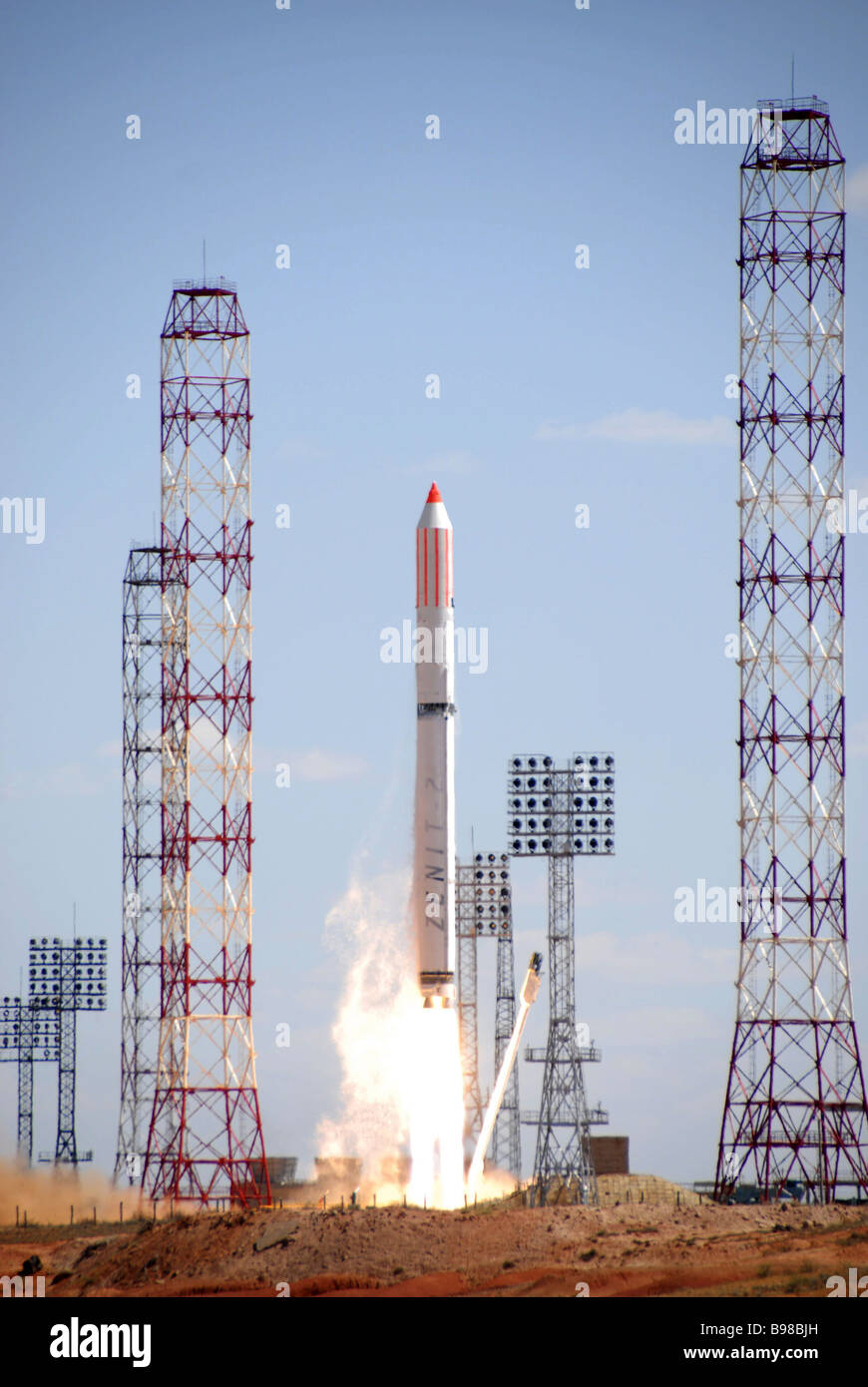The Zenit 2 launch vehicle carrying a Kosmos satellite was launched