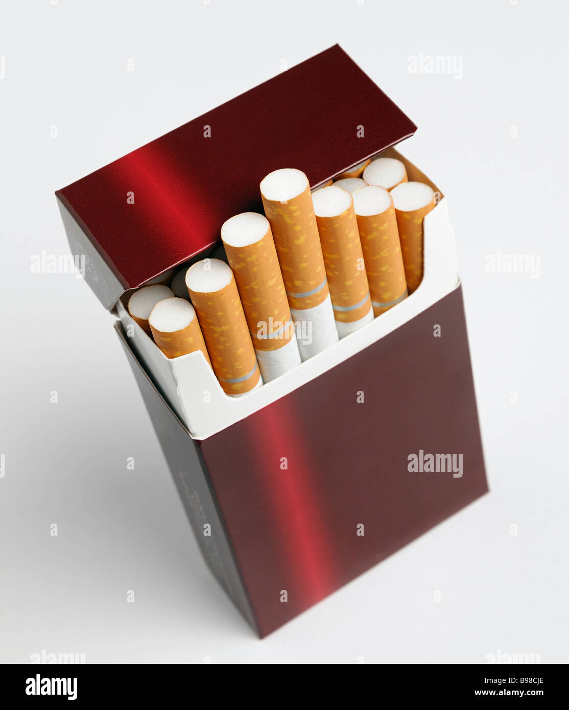 Packet of Cigarettes Stock Photo