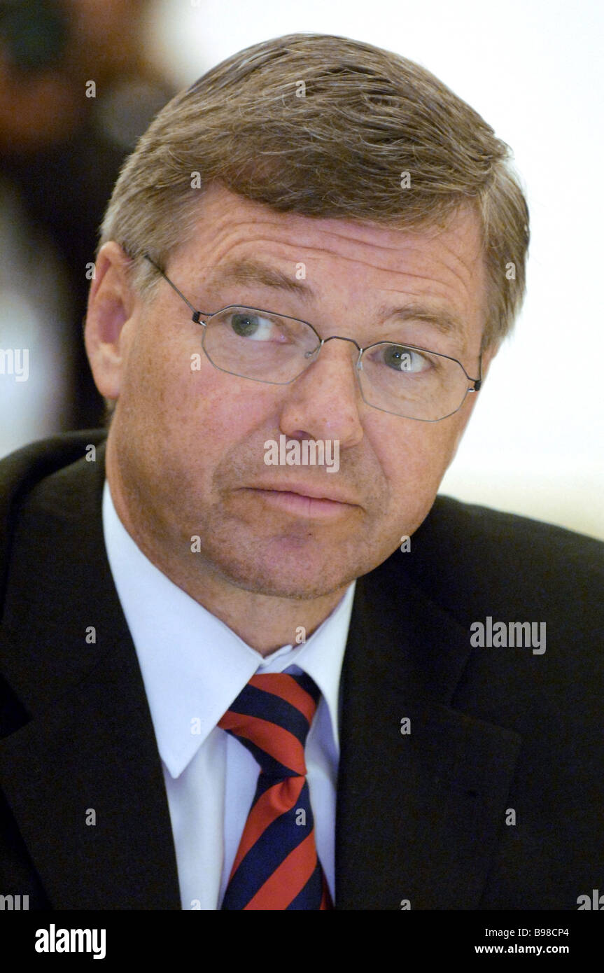 Prime Minister Kjell Magne Bondevik of Norway Stock Photo - Alamy