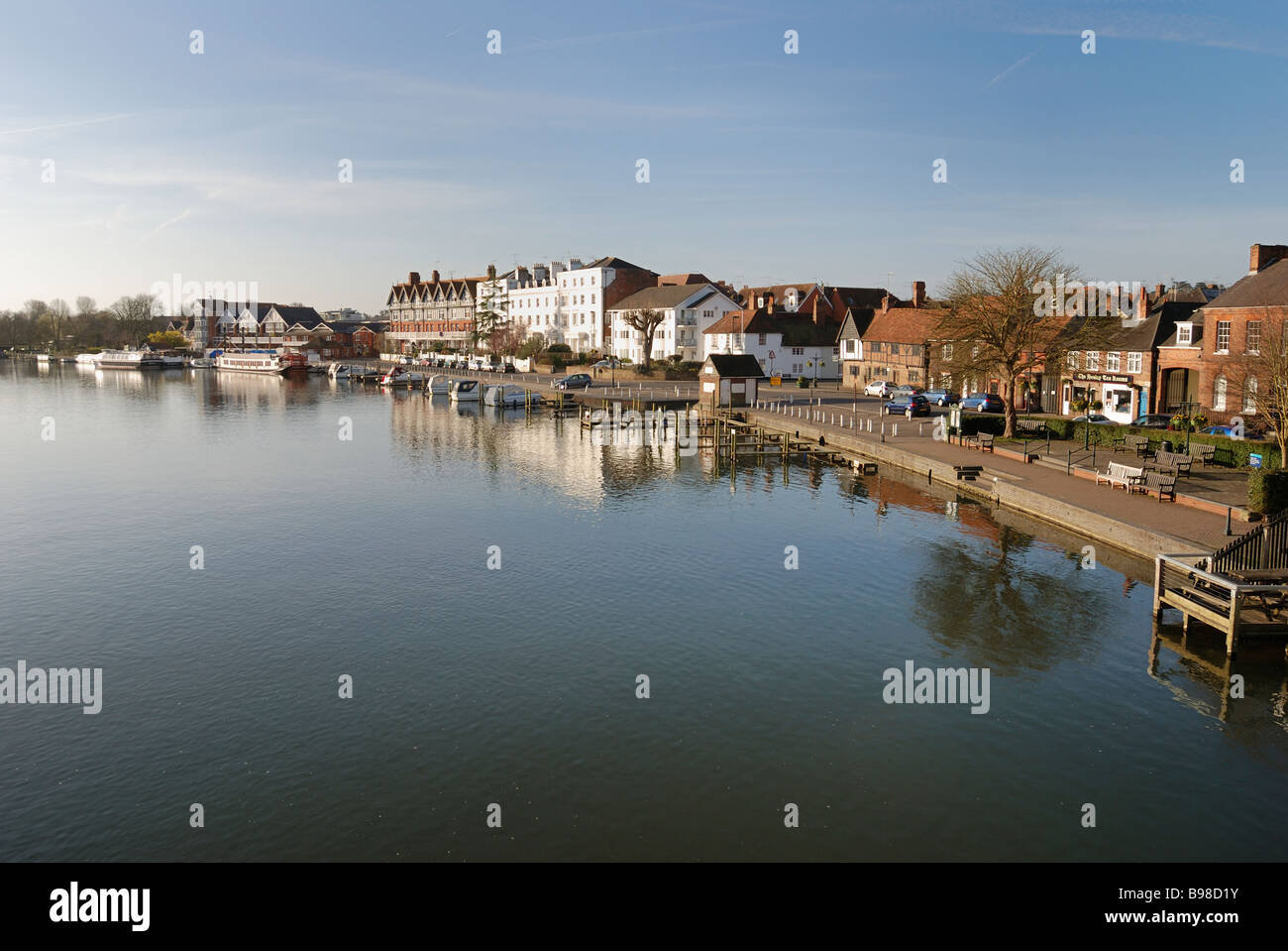 Waterfront at Henley on Thames Stock Photo Alamy