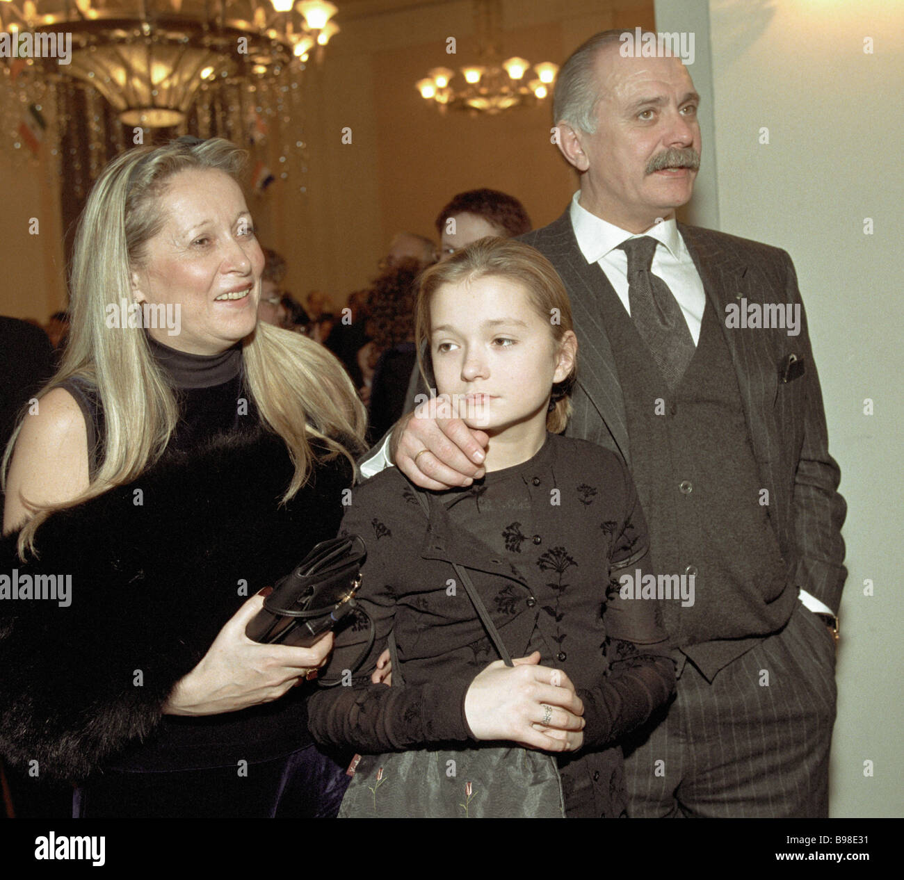 Film director Nikita Mikhalkov right with his wife Tatiana left and Stock  Photo - Alamy