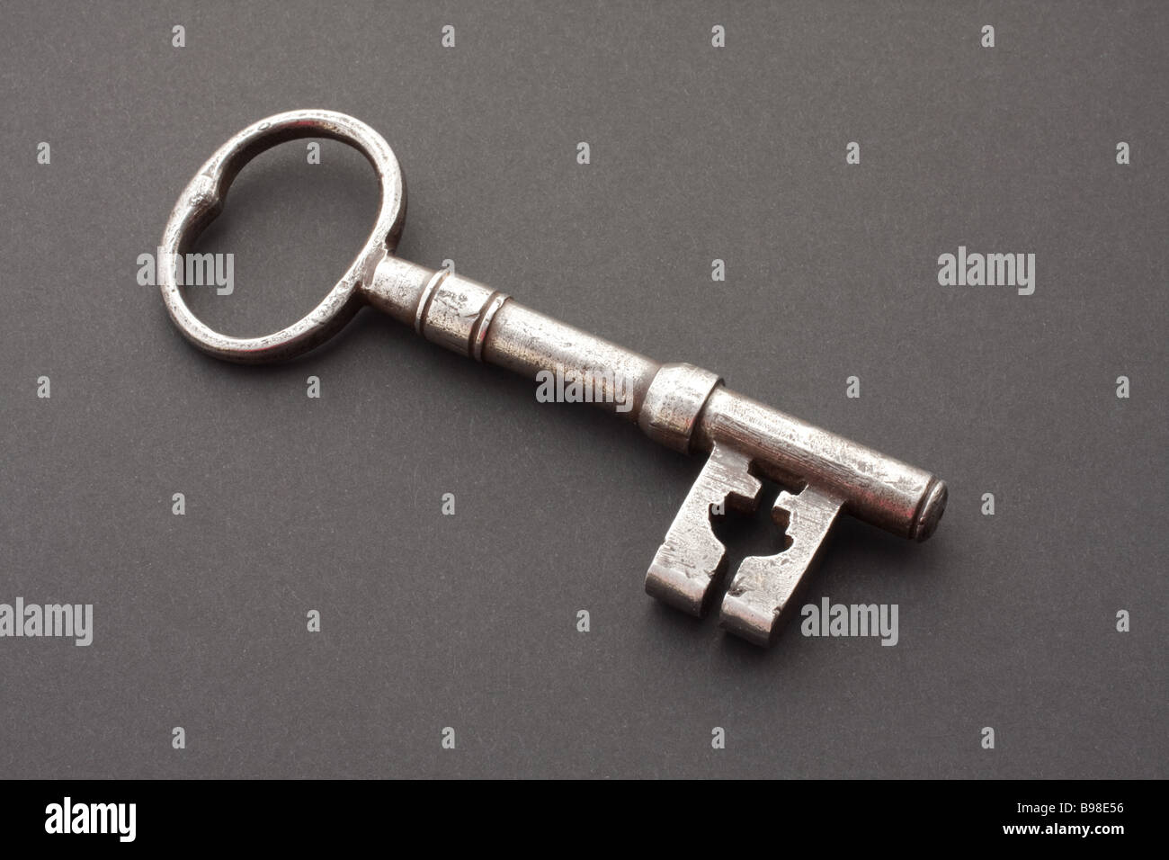 Large English antique iron church door key Stock Photo Alamy