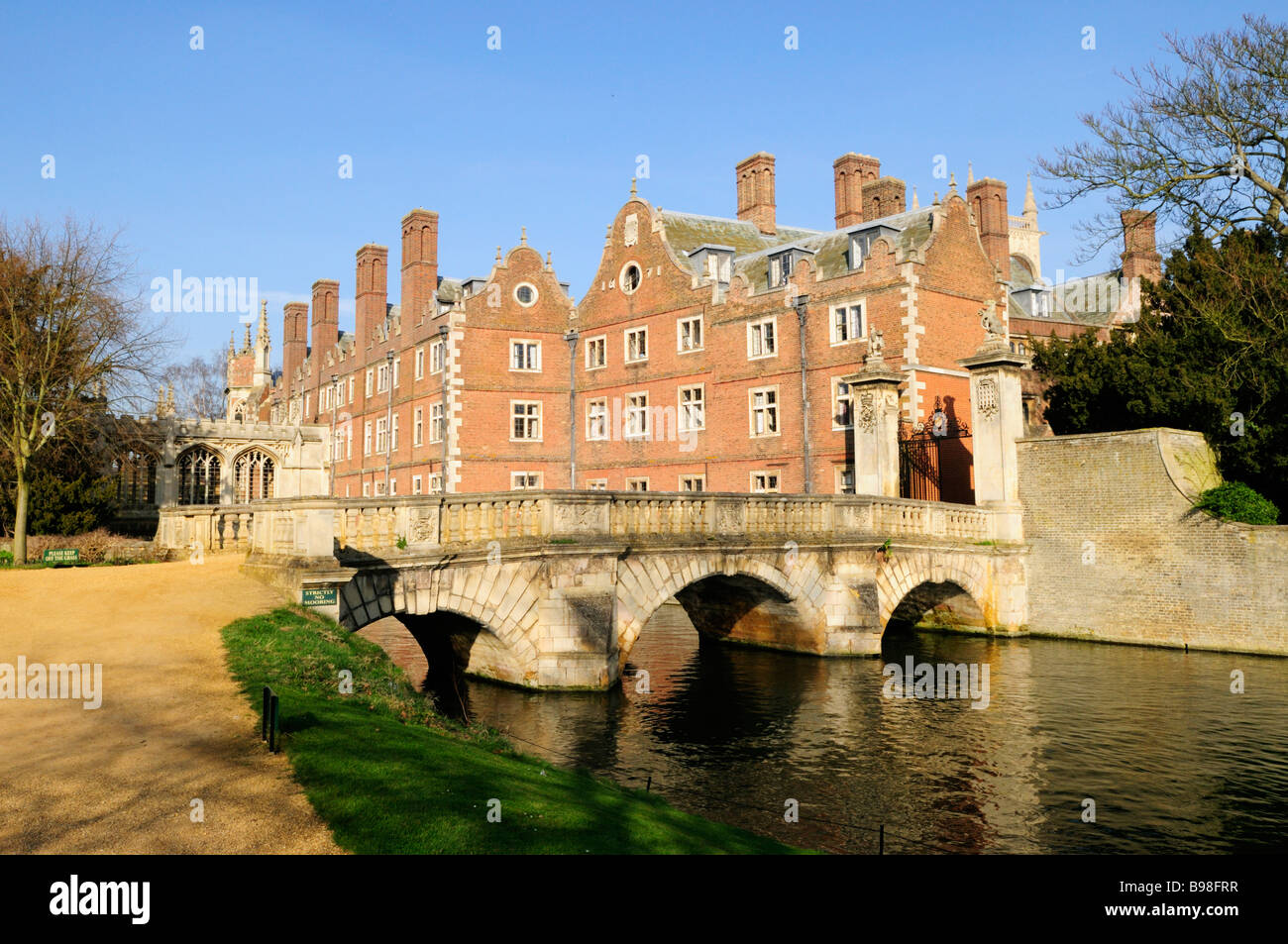 River Cam at St Johns College Cambridge Stock Photo