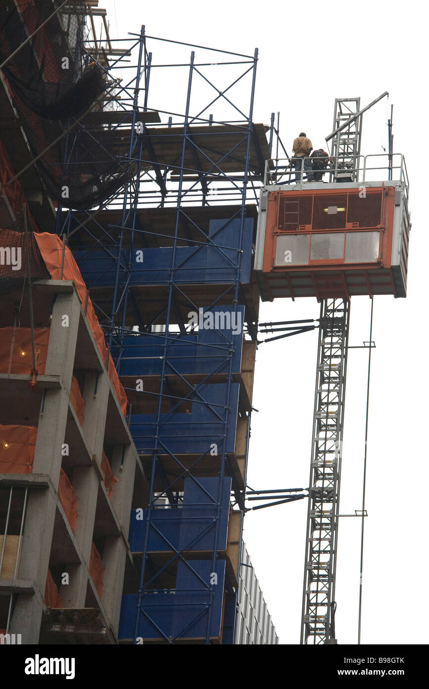 Skyscraper construction site Stock Photo Alamy