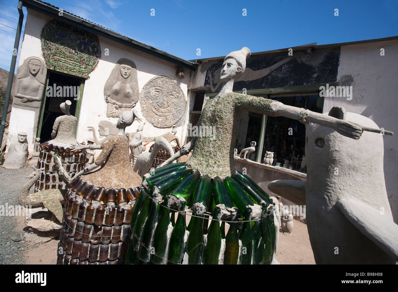 Owl House Nieu Bethesda Eastern Cape South Africa Stock Photo Alamy