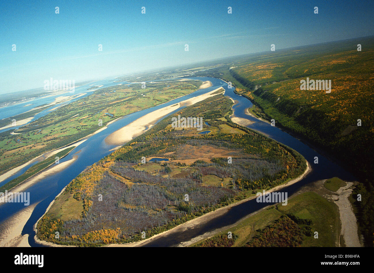 The River Lena Stock Photo Alamy   The River Lena B98HFA 