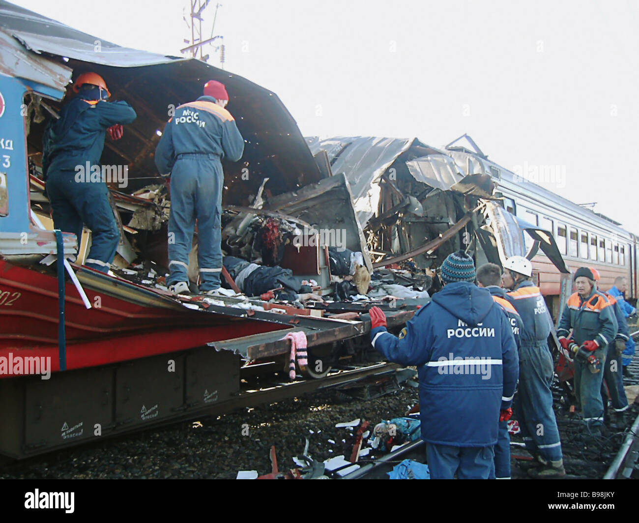 On December 5 2003 an explosion ripped through a commuter train ...