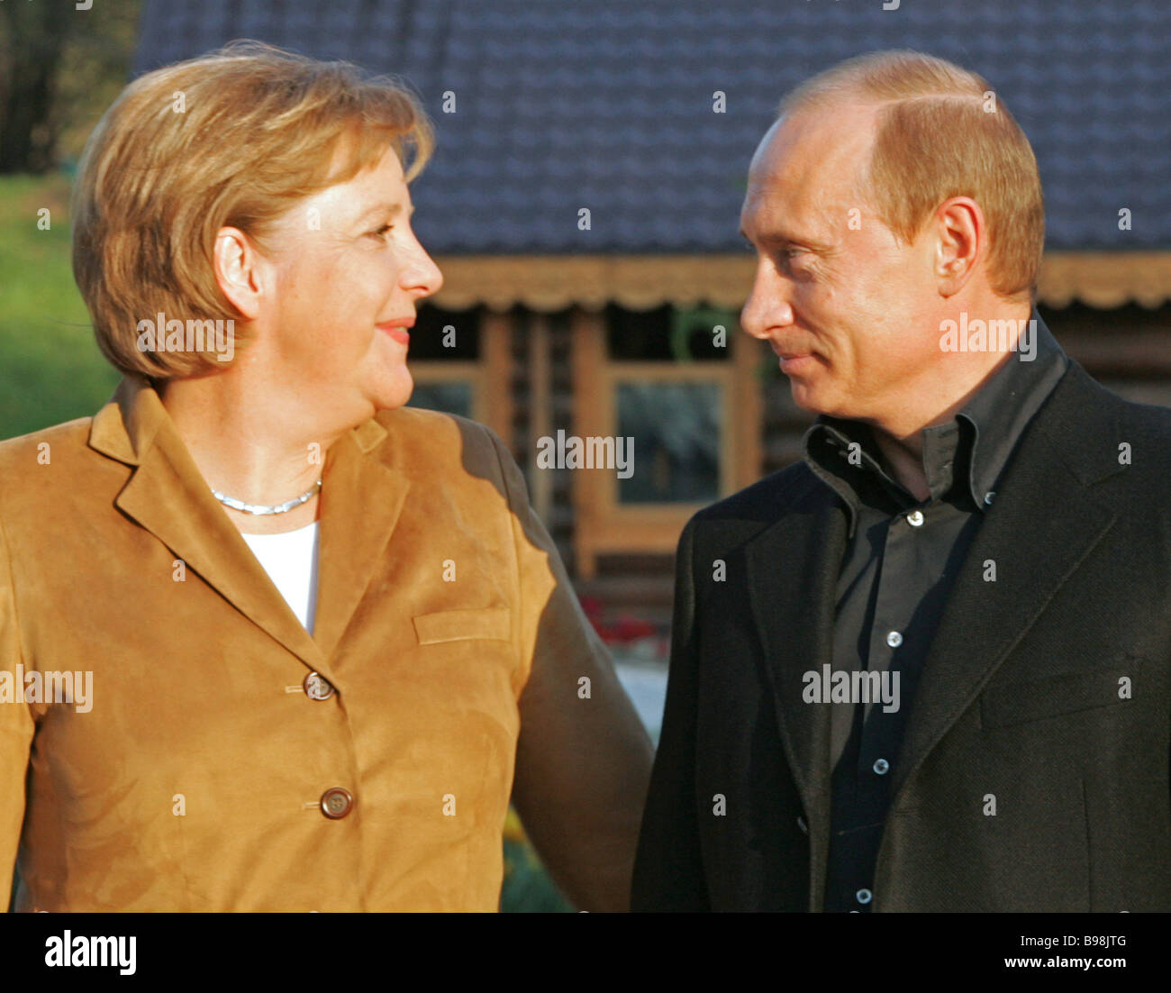 German Chancellor Angela Merkel and Russian President Vladimir Putin