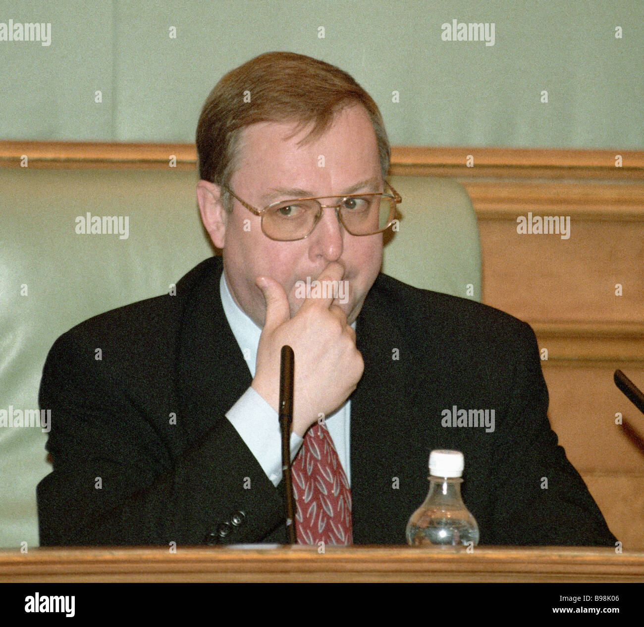 Russian Prime Minister Sergei Stepashin Stock Photo - Alamy