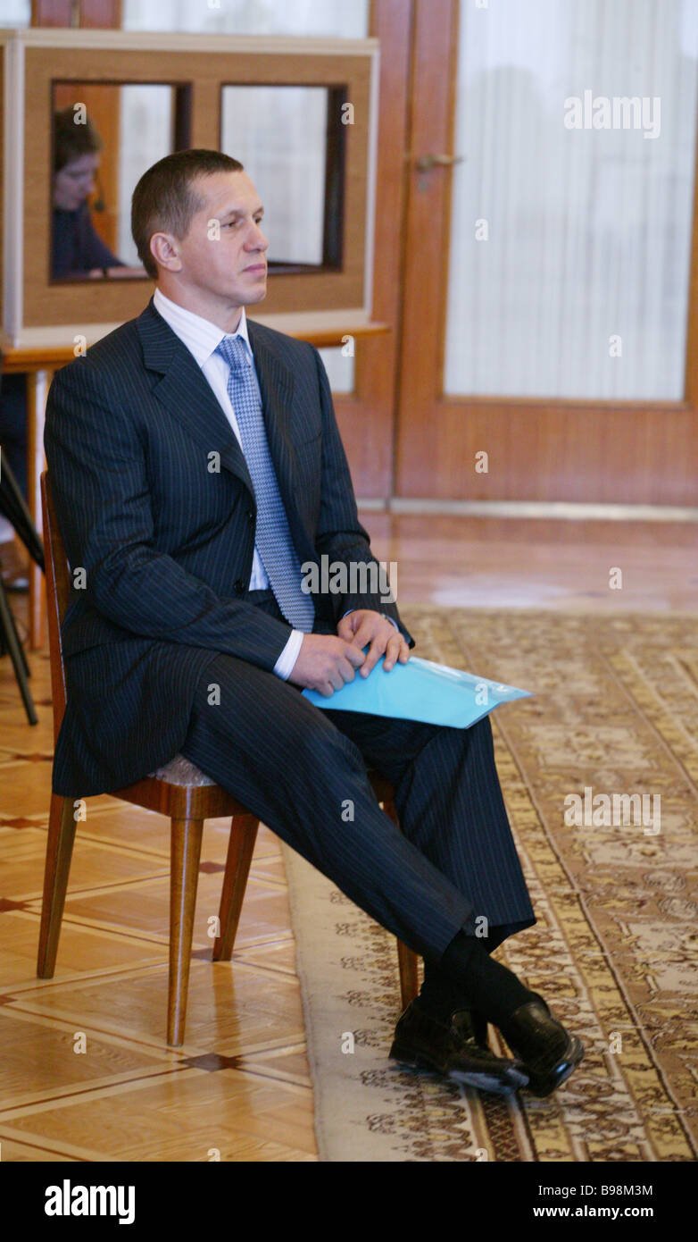 Yuri Trutnev the Russian Federation minister of natural resources Stock