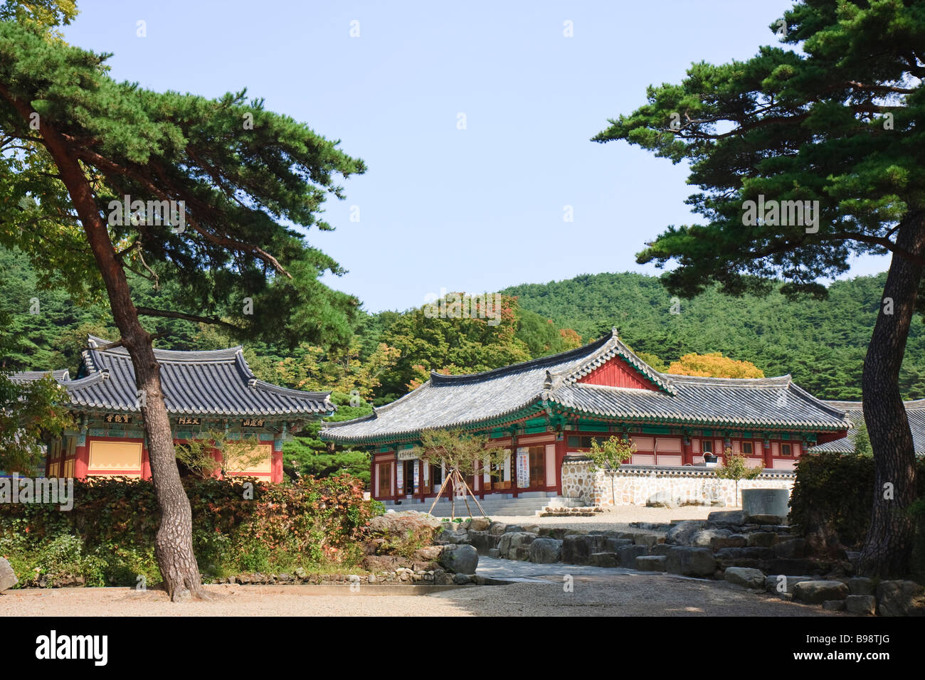 Bogyeong-sa Buddhist temple, South Korea Stock Photo