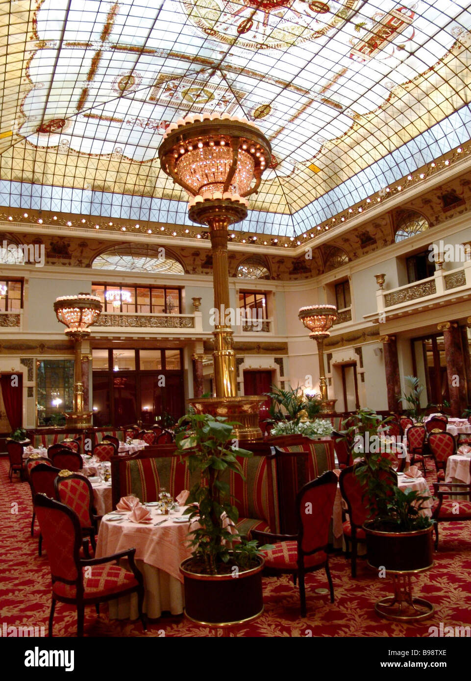 The Metropol hotel restaurant Stock Photo Alamy