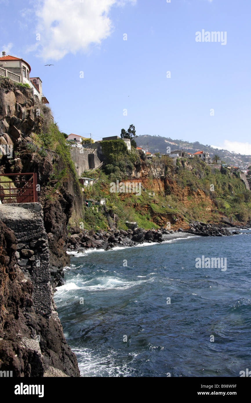 Cliffs Funchal Madeira Stock Photo - Alamy