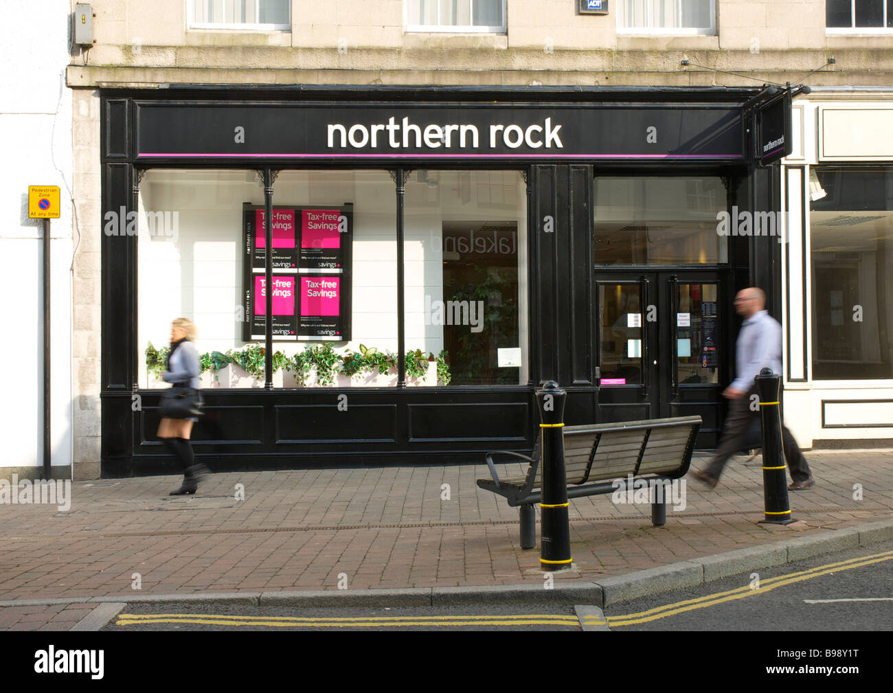 Branch of Northern Rock, Stricklandgate, Kendal, Cumbria, England UK