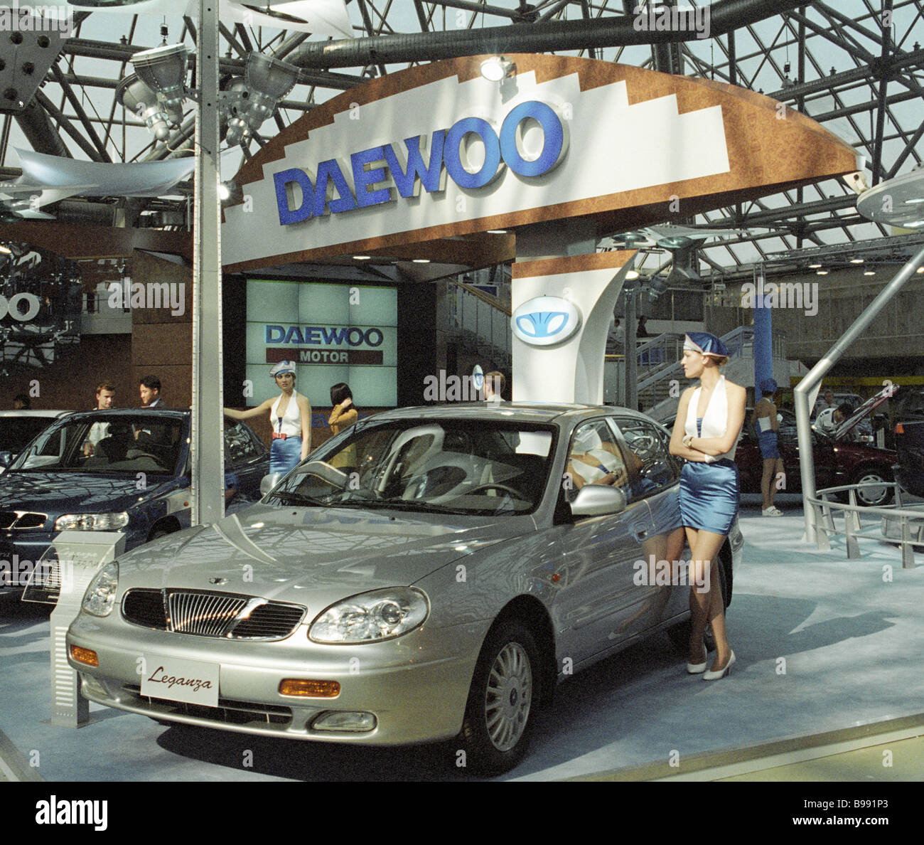 Daewoo car displayed at the third International Automobile Salon 97