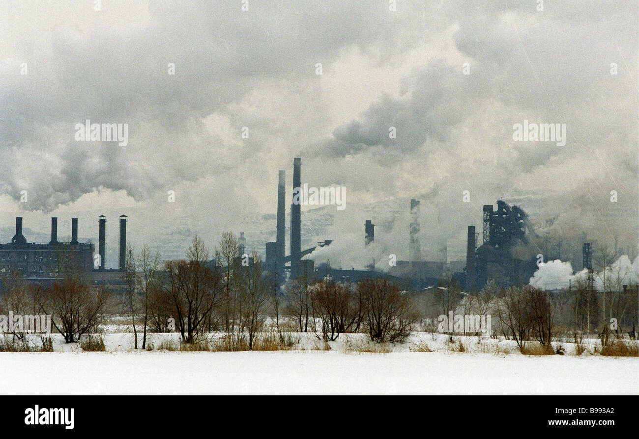 Magnitogorsk Steel And Iron Works High Resolution Stock Photography and