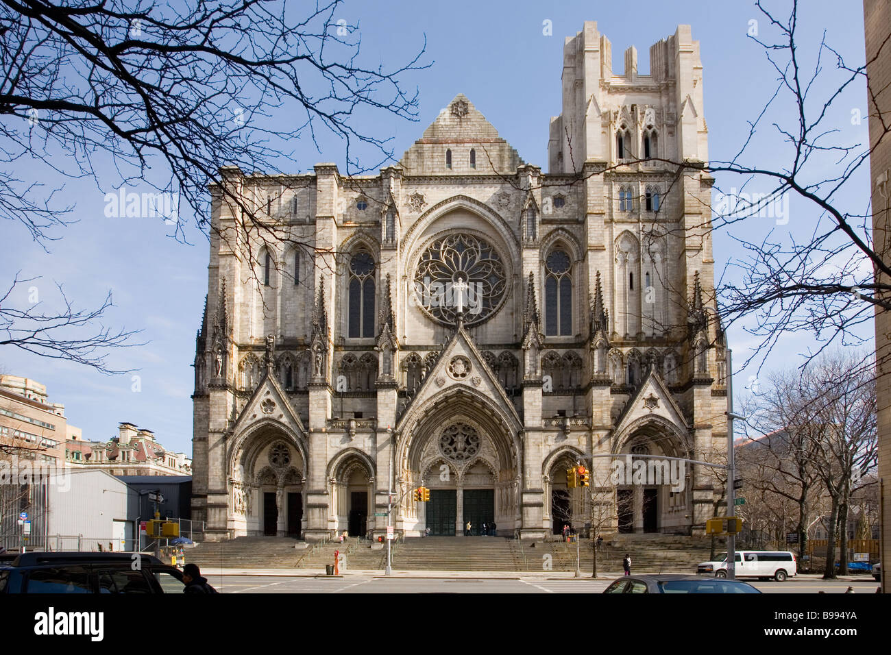 Cathedral of St John The Divine New York City Stock Photo