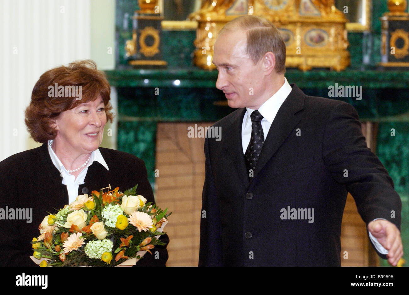 Russia S President Vladimir Putin Congratulates Louise Arbour Un High Commissioner For Human