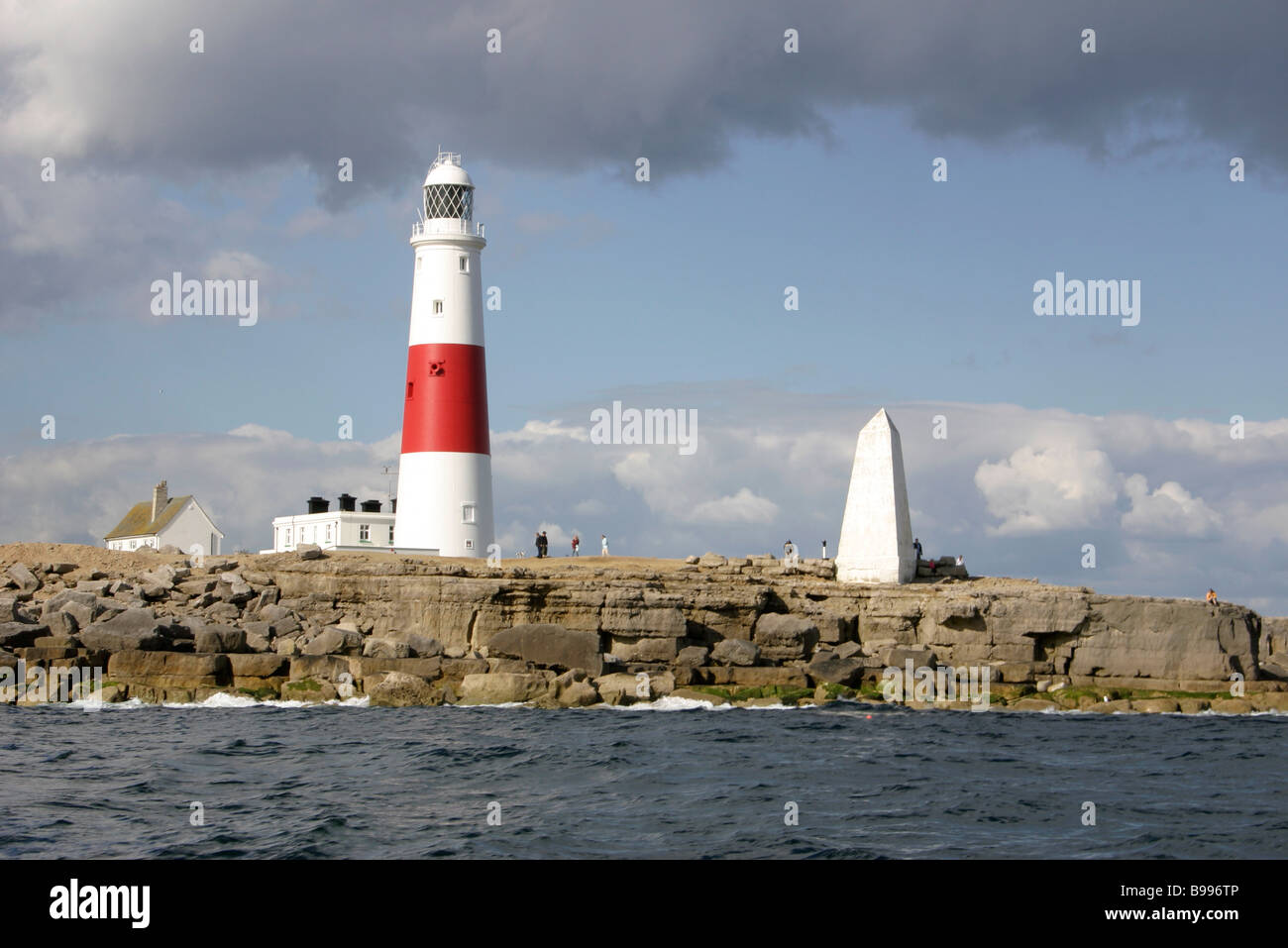 Lighthouse Tower Red And White Paint Marine Traffic Safety Warning