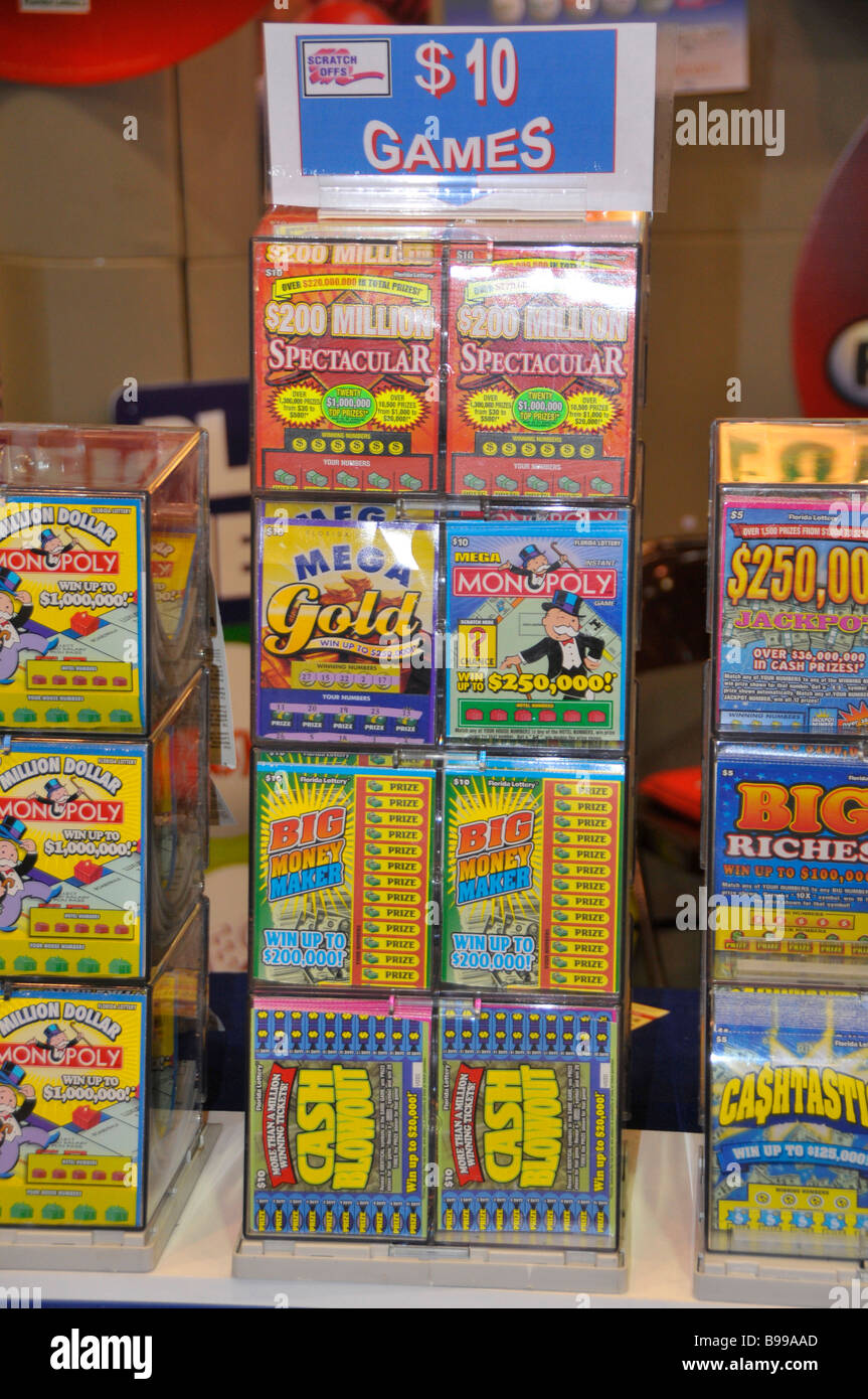Florida Lottery Tickets Display at Florida State Fairgrounds Tampa Stock Photo: 22947973 - Alamy