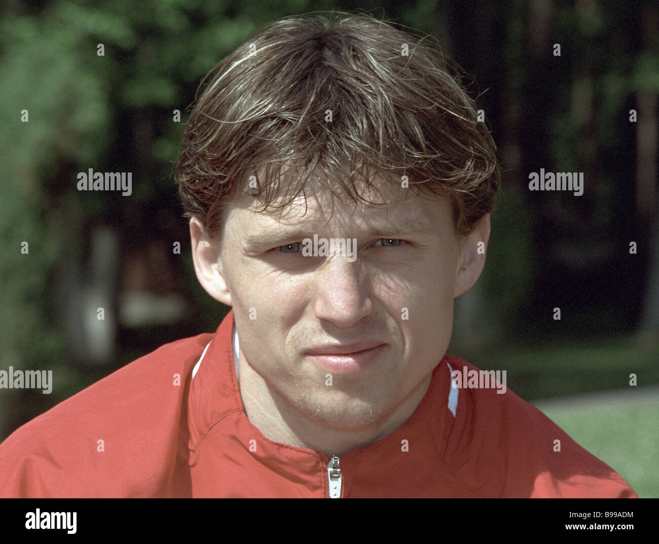 Igor Semshov halfback of the Russian football national team Stock Photo ...