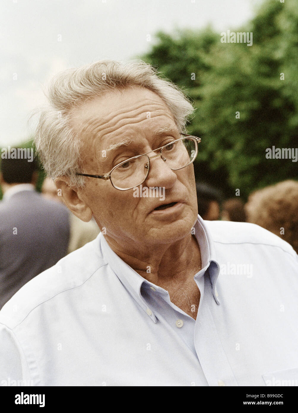 Writer and journalist Genrikh Borovik Stock Photo - Alamy