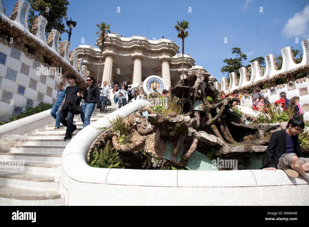 Parc Güell, Barcelona Spain Stock Photo - Alamy