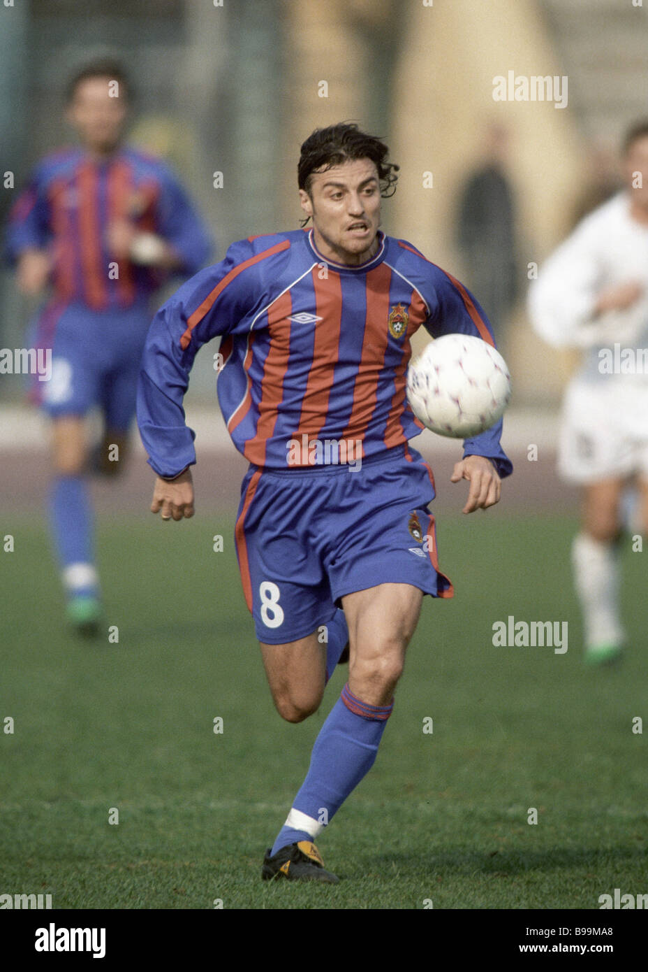 Rolan Gusev CSKA Moscow of the Russian football national team Stock ...