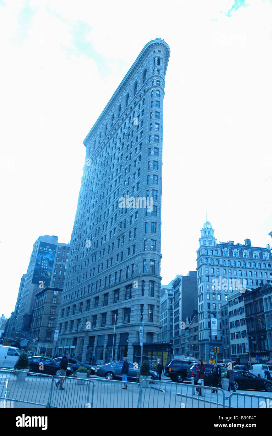 Urban Landscape of The Flatiron Building AKA The Fuller Building in New ...