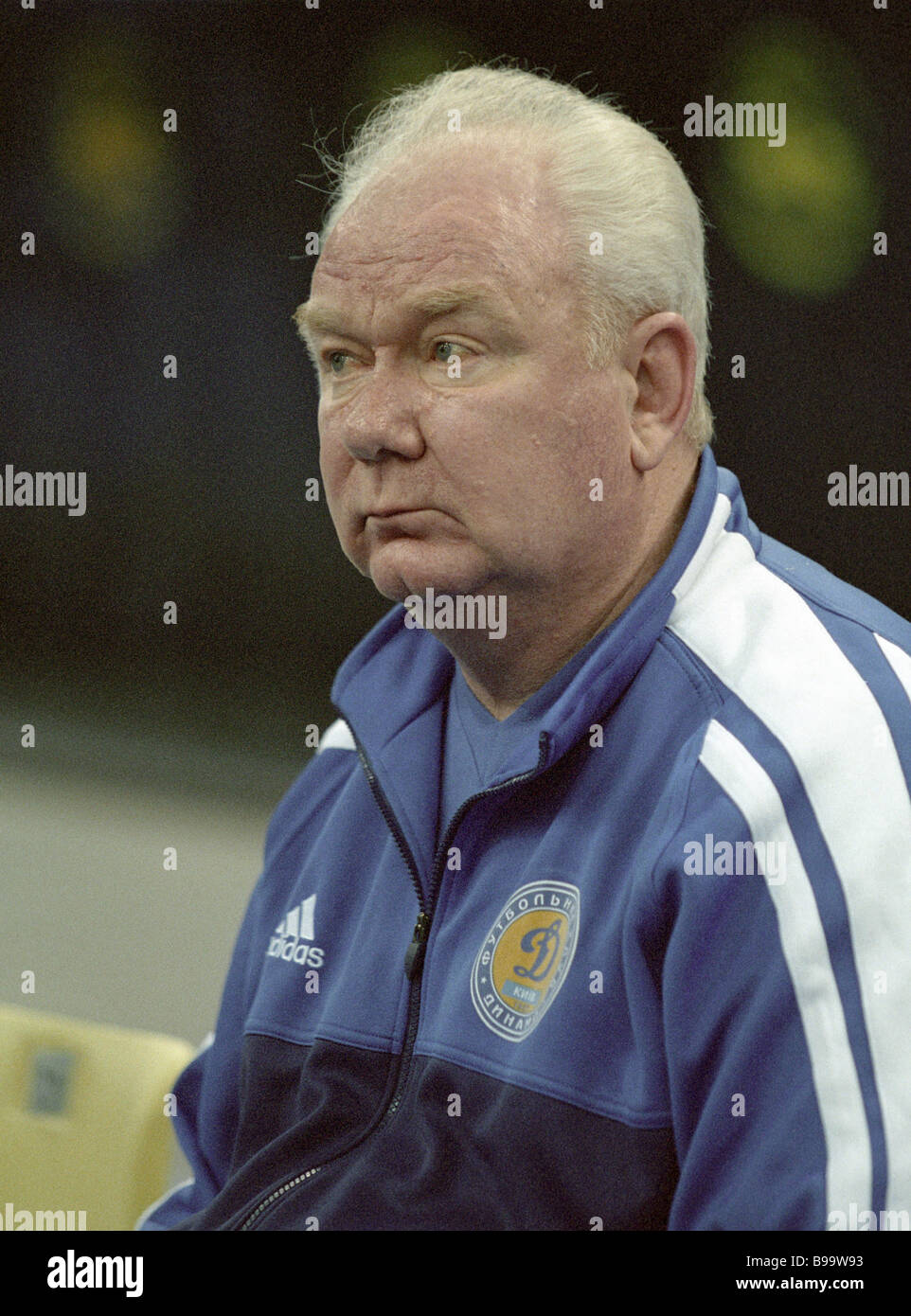 Valery Lobanovsky head coach Dinamo Kiev football team Stock Photo - Alamy