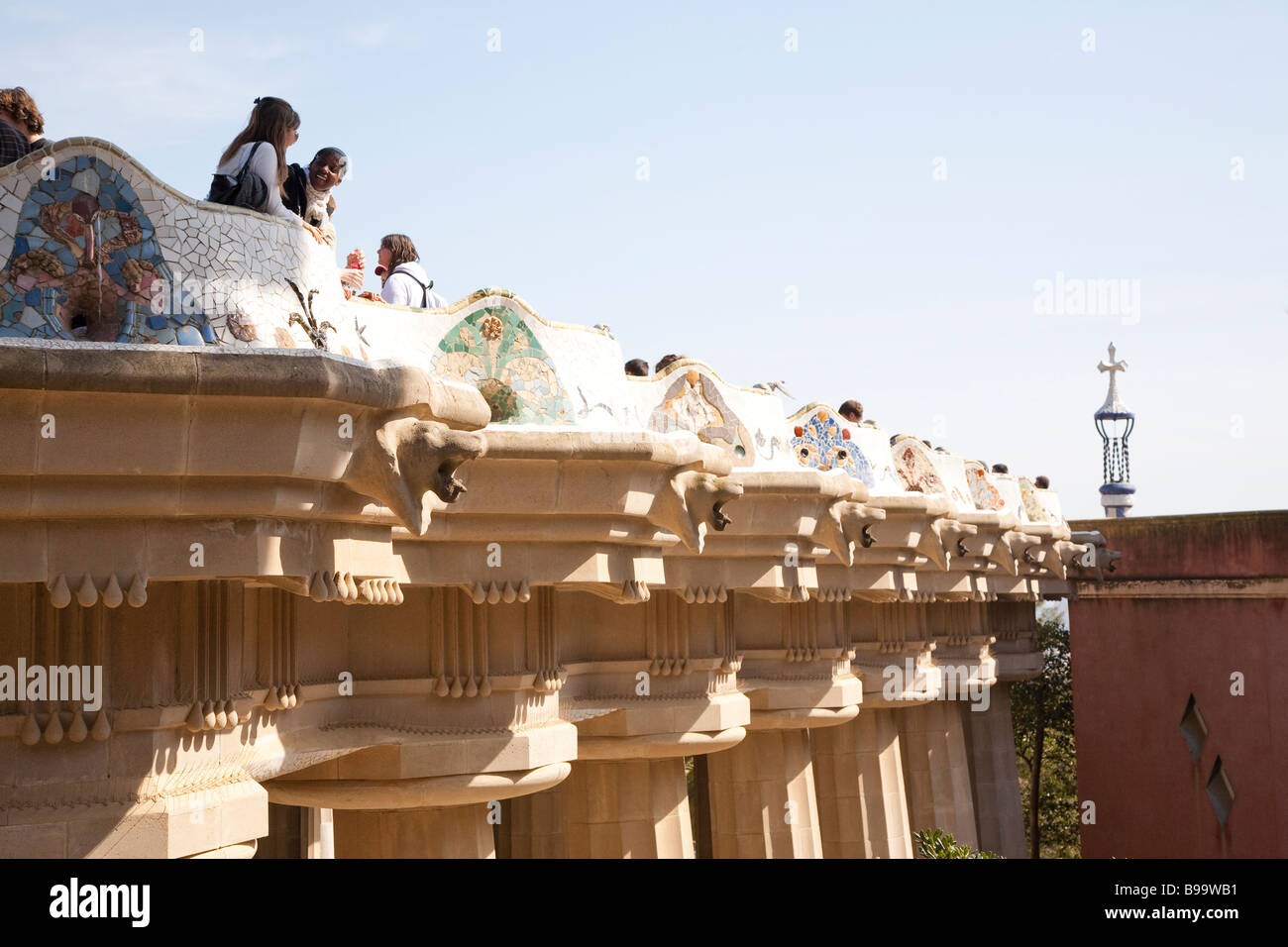 Parc Güell, Antoni Gaudi, Barcelona Spain Stock Photo - Alamy