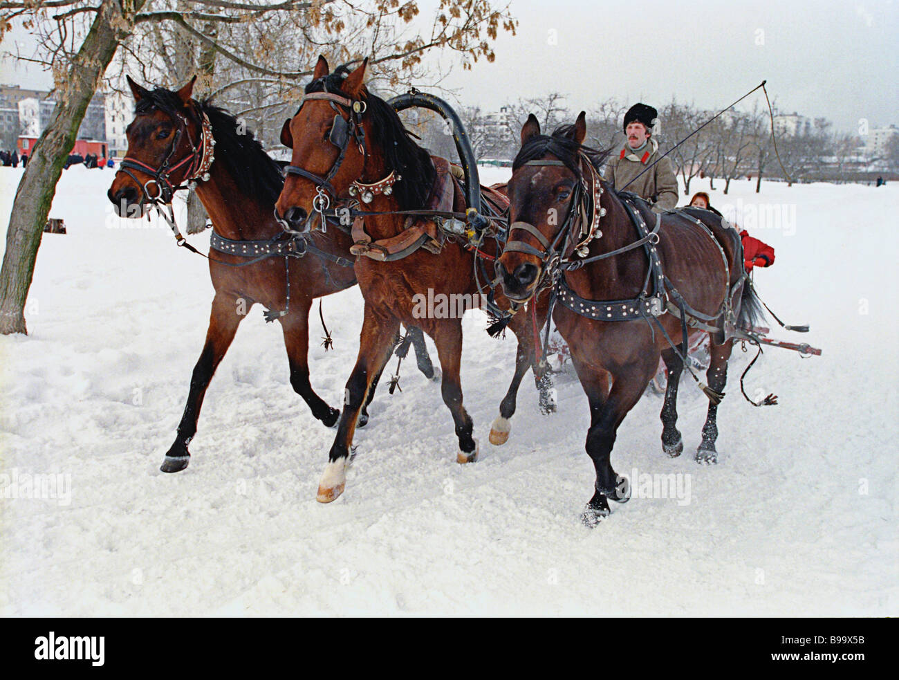 Russian Troika Stock Photos & Russian Troika Stock Images - Alamy