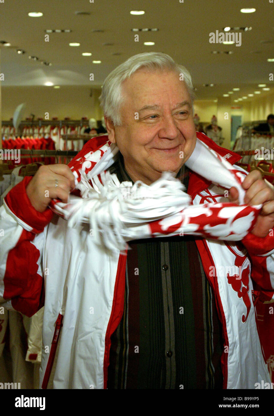 Oleg Tabakov patriarch of the Russian stage at the public introduction ...