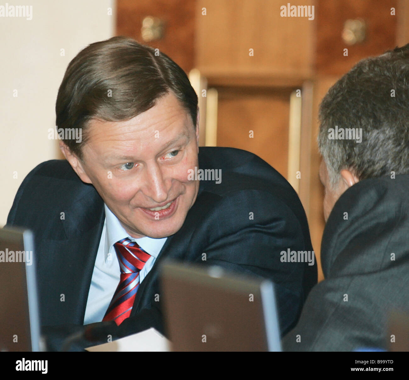 Russia s First Deputy Prime Minister Sergei Ivanov attends Government ...