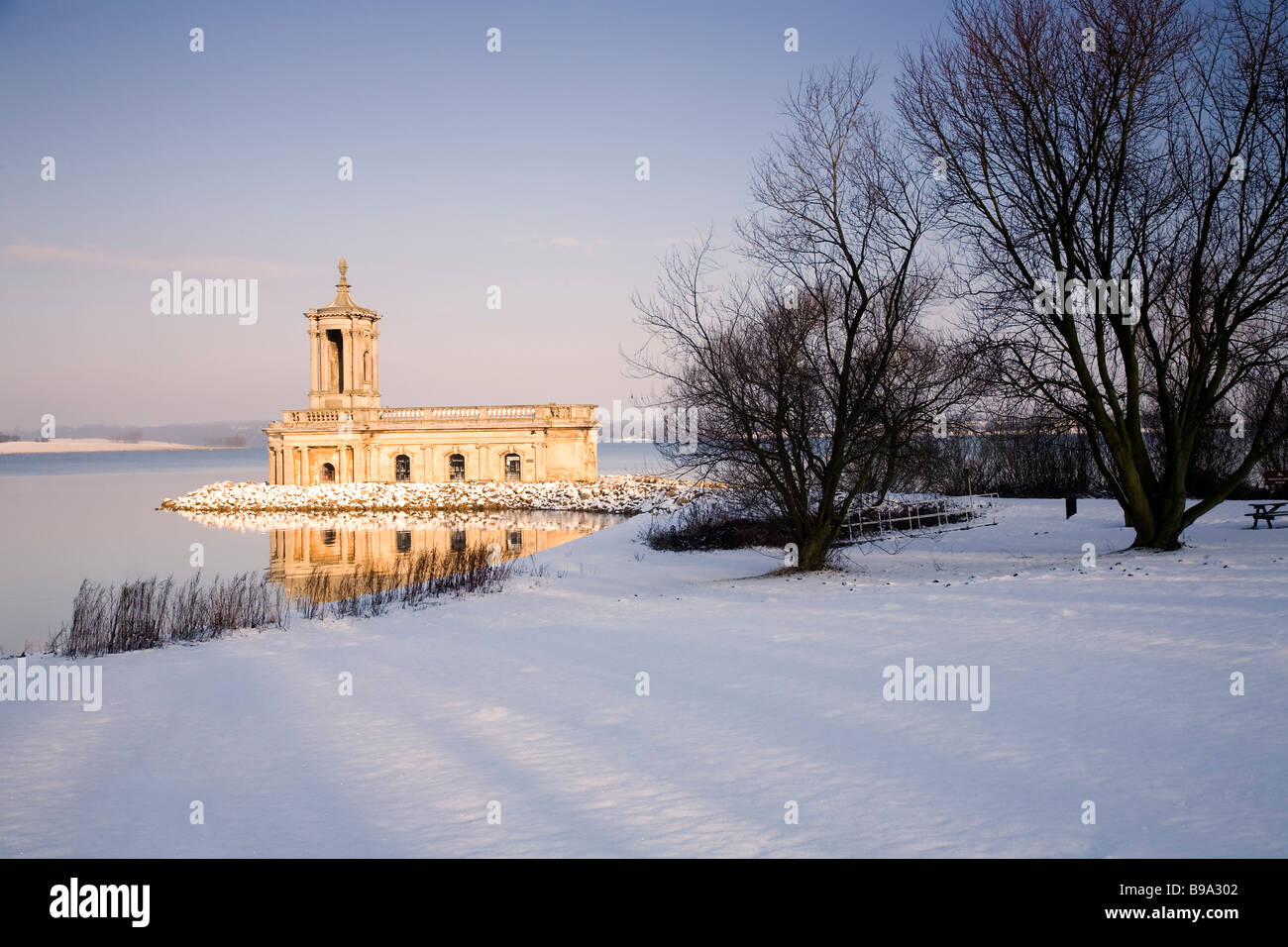 Normanton church museum looking across Rutland Water Oakham after ...
