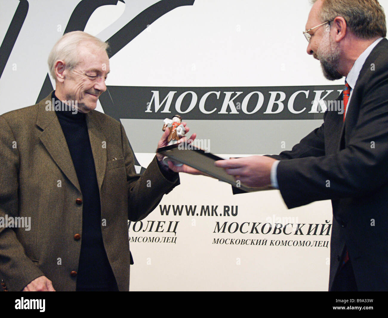 Moskovsky Komsomolets editor in chief Pavel Gusev names the celebrated ...