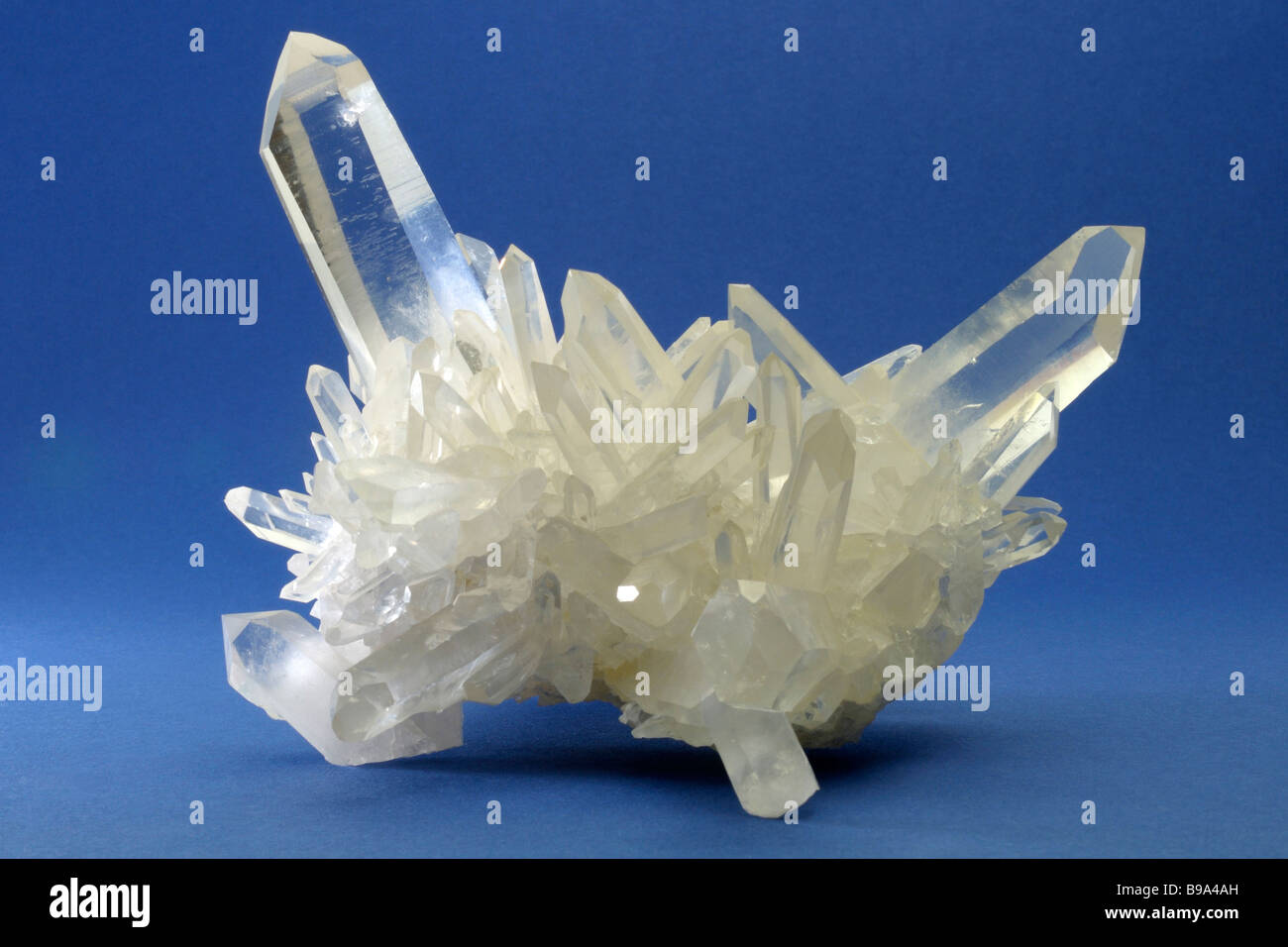 Rock Crystal, crystals, studio picture Stock Photo Alamy