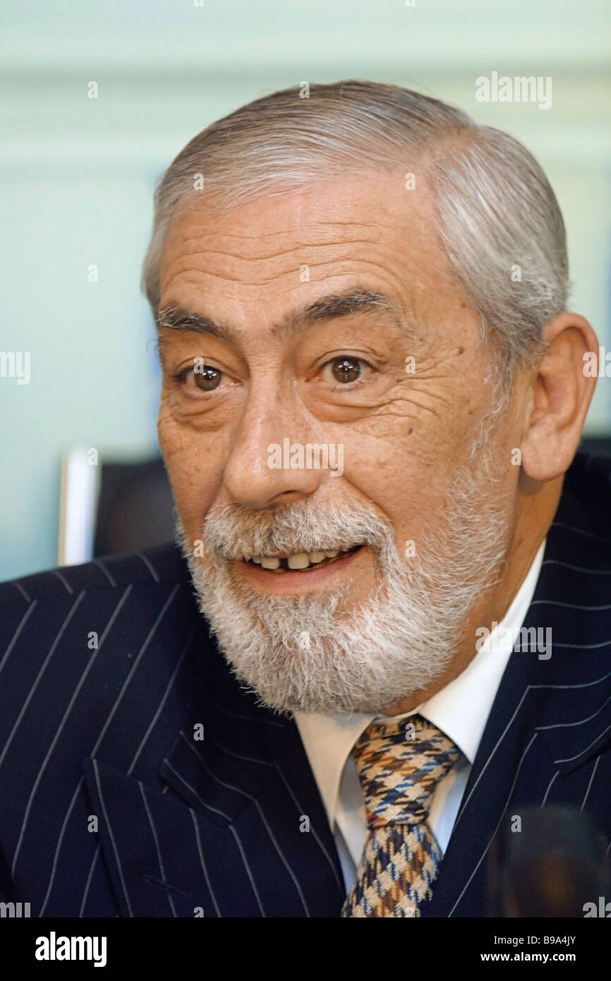 Actor and pop singer Vakhtang Kikabidze Stock Photo Alamy