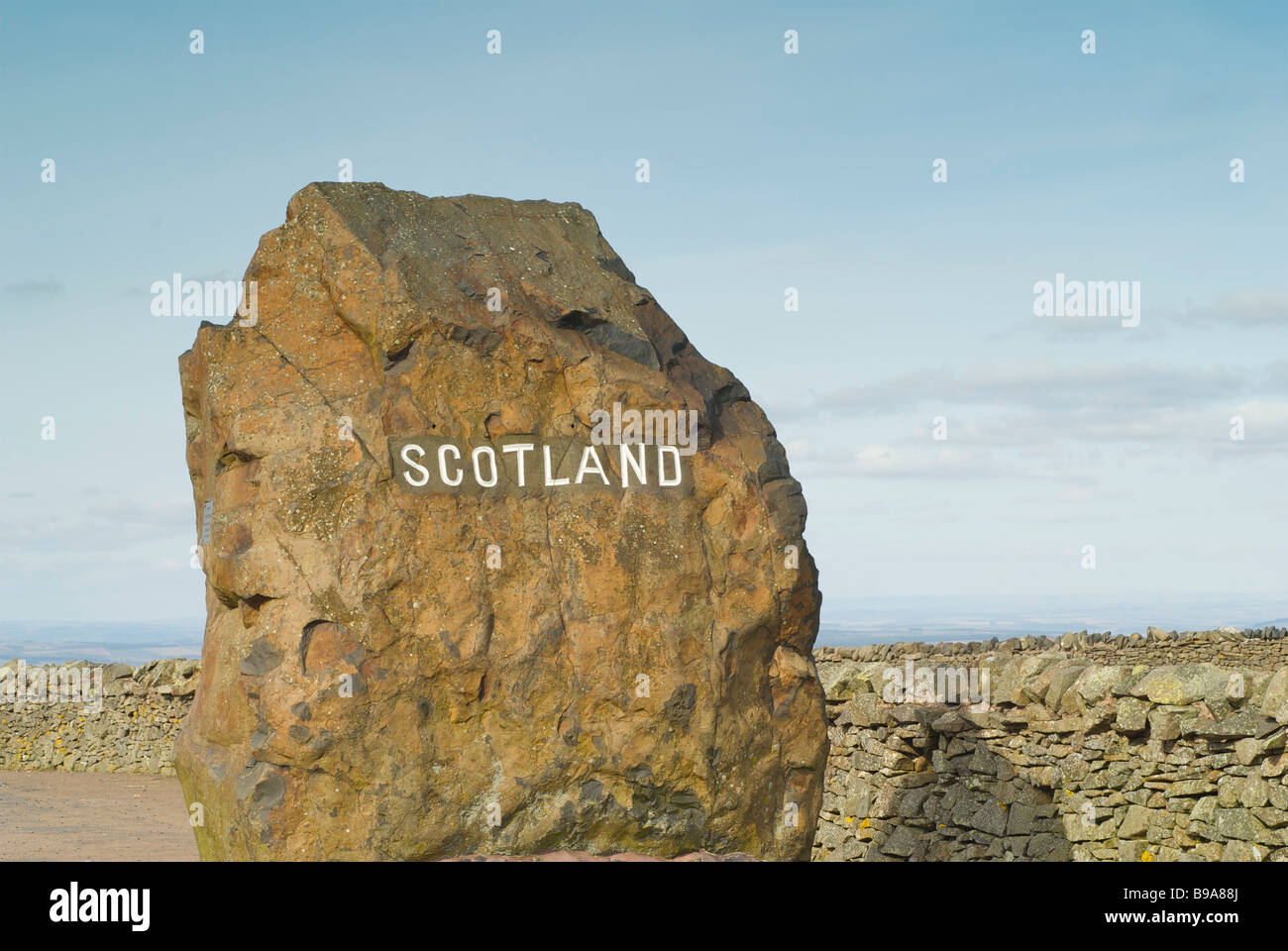 Border between scotland and england hires stock photography and images