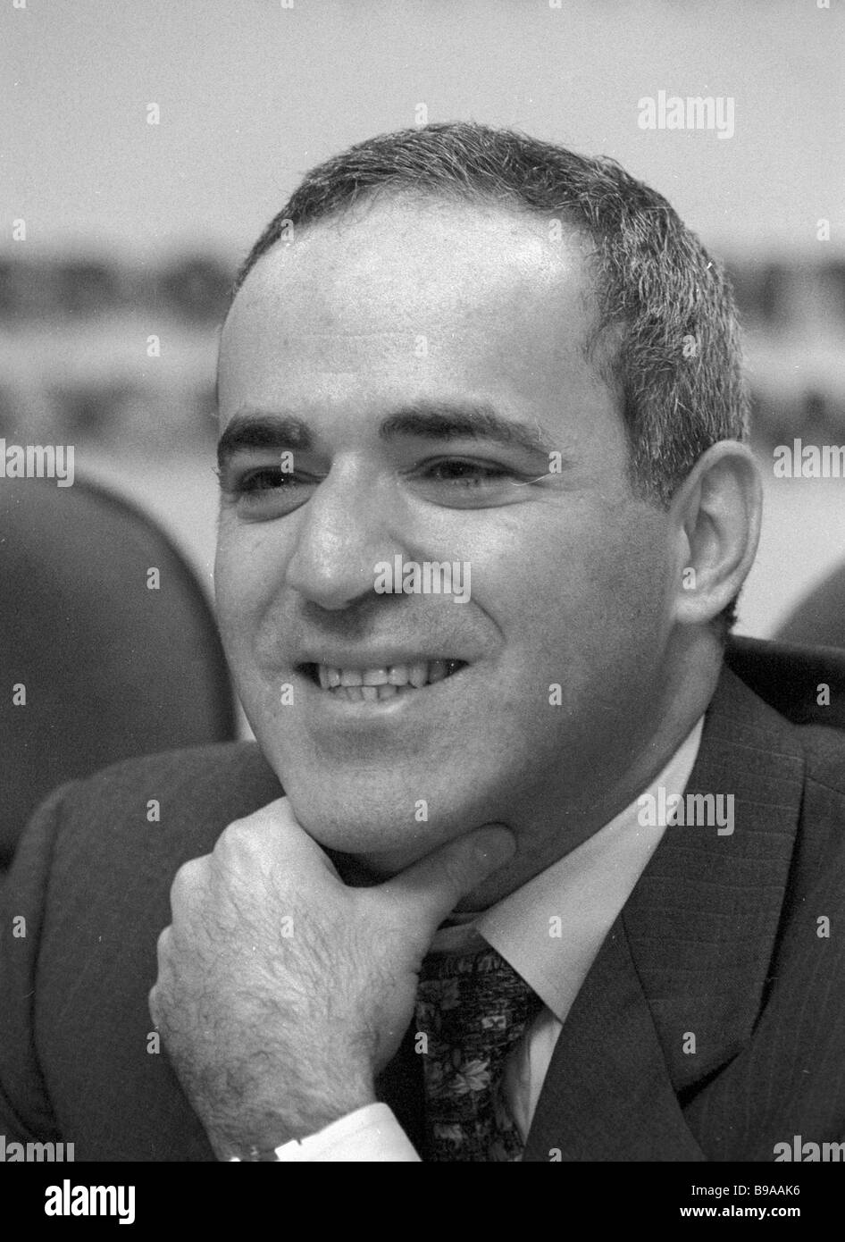 The 13th world chess champion Garri Kasparov Stock Photo Alamy