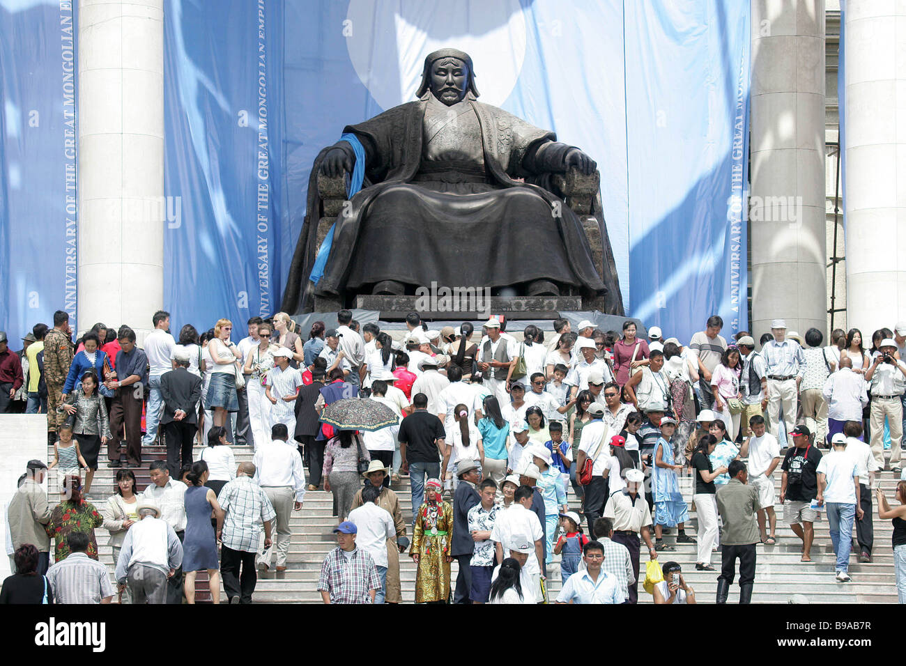 The Genghis Khan memorial complex opened in Ulan Bator to mark the 800