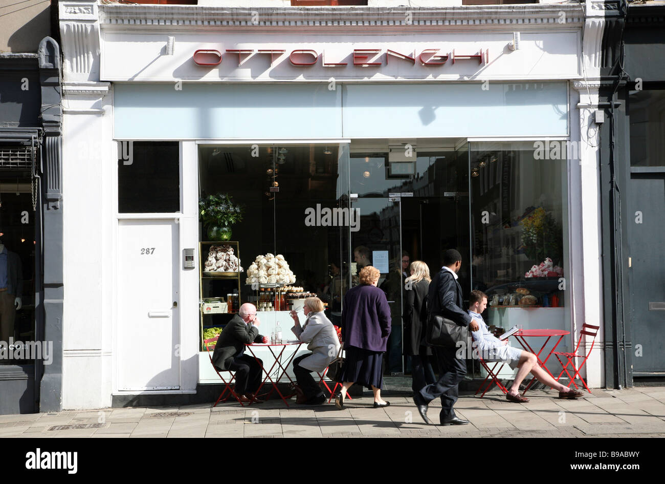Ottolenghi restaurant in Islington, London  - one of 4 in the capital Stock Photo