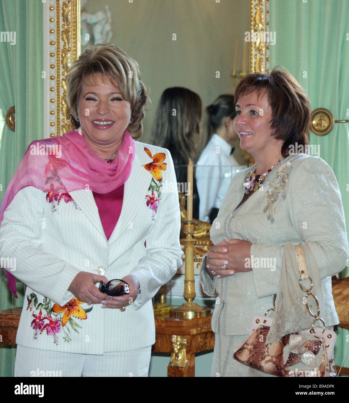 Governor of St Petersburg Valentina Matviyenko and the Russian 