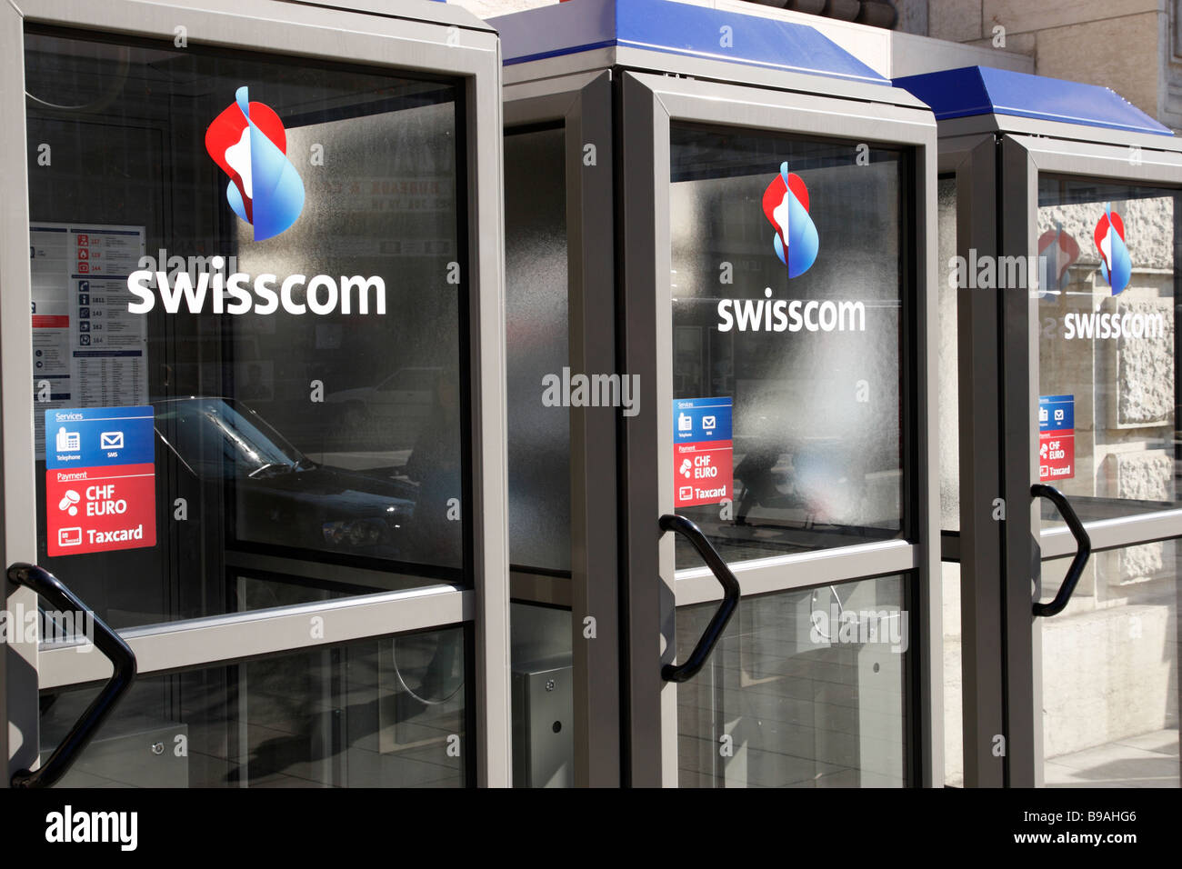 Phone booths switzerland hi-res stock photography and images - Alamy