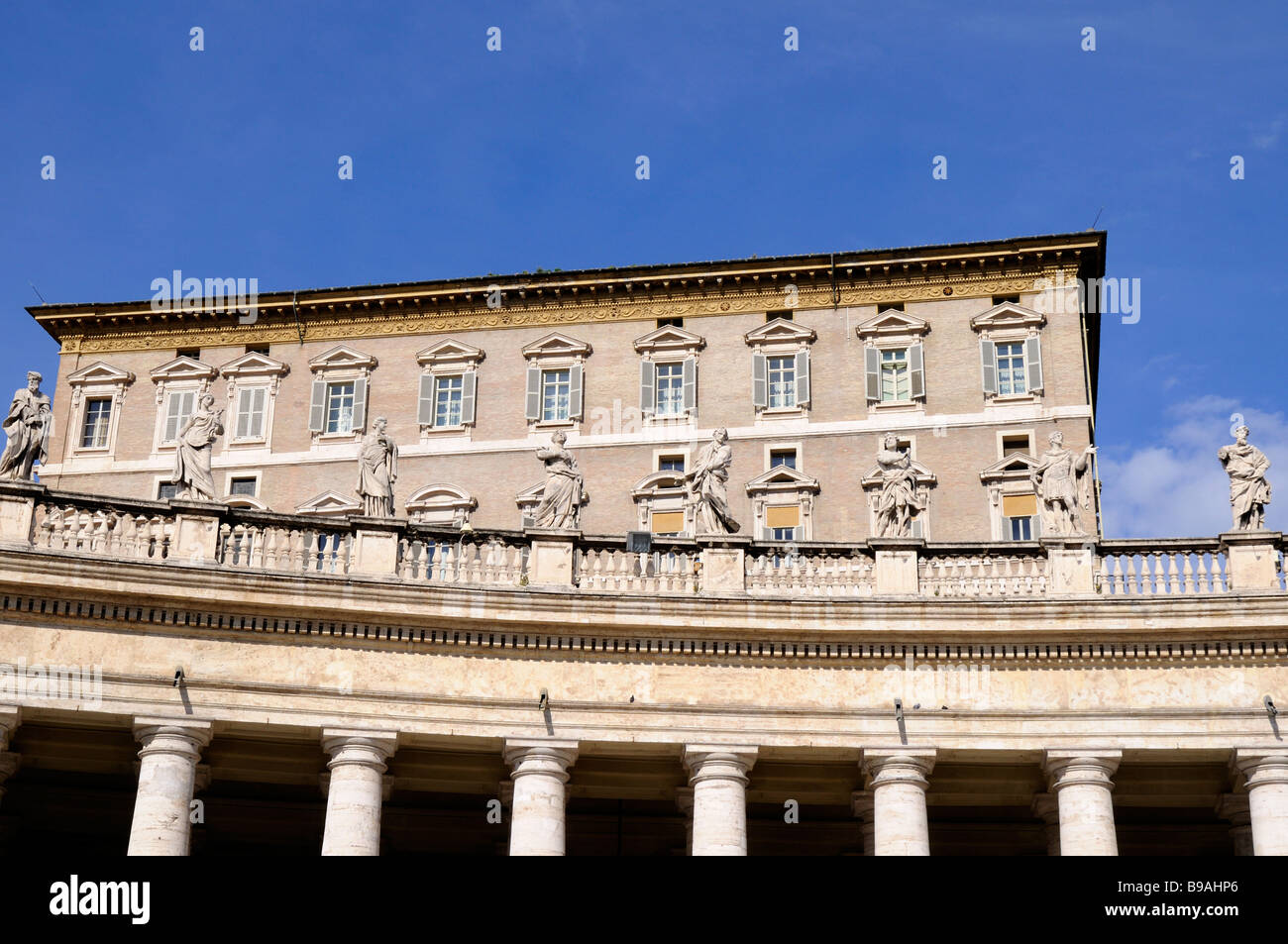 The Papal Apartments near St Peter’s Basilica and St Peter’s Square in