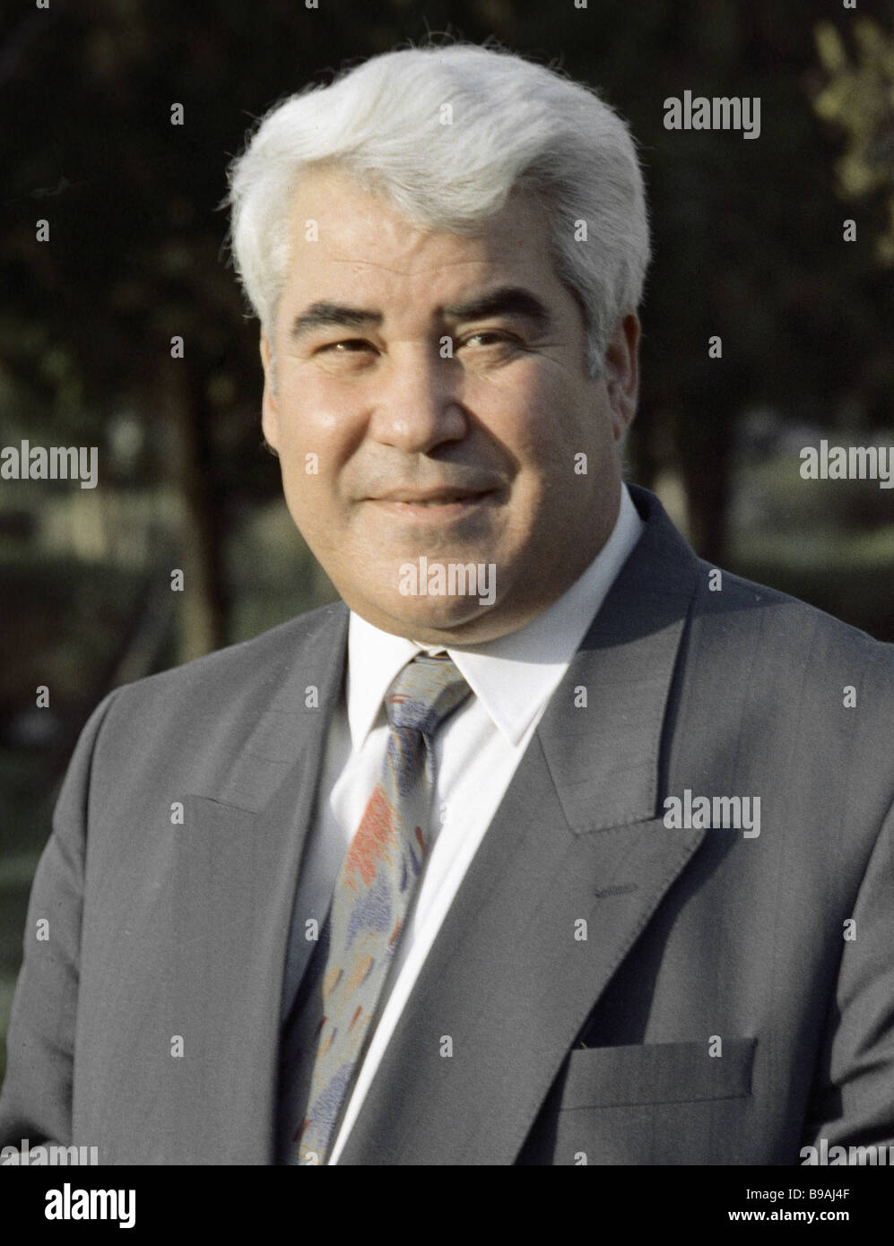 Saparmurat Niyazov President Of Turkmenistan Stock Photo Alamy