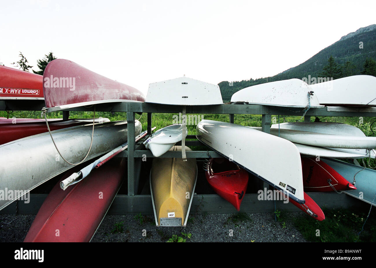 Canada whistler canoe hires stock photography and images Alamy