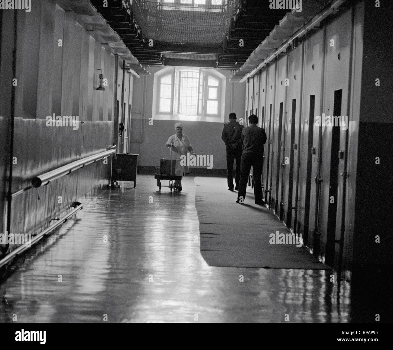 The corridor in the Lefortovo pretrial detention center Stock Photo - Alamy